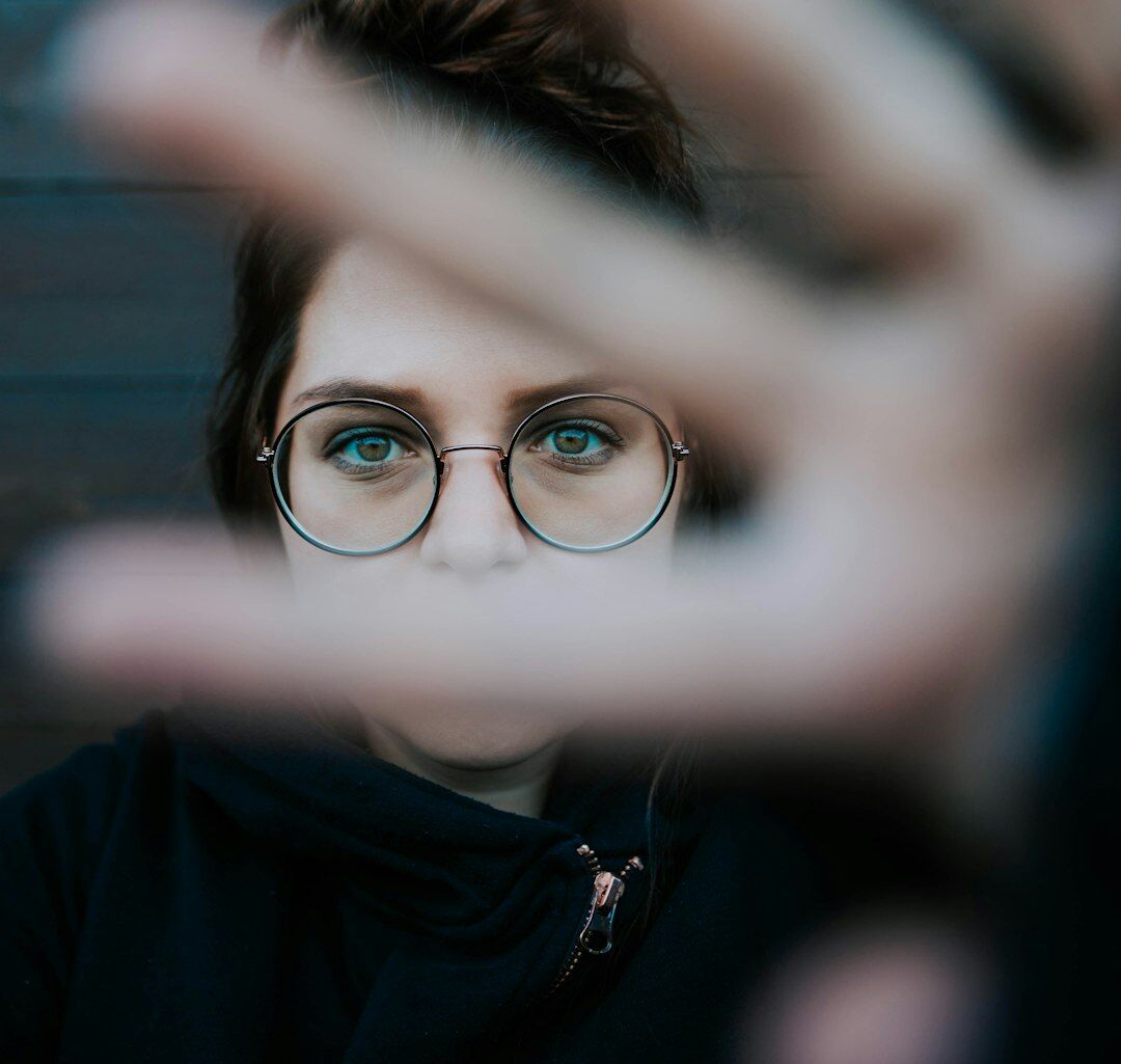 Portrait of a young female staff writer