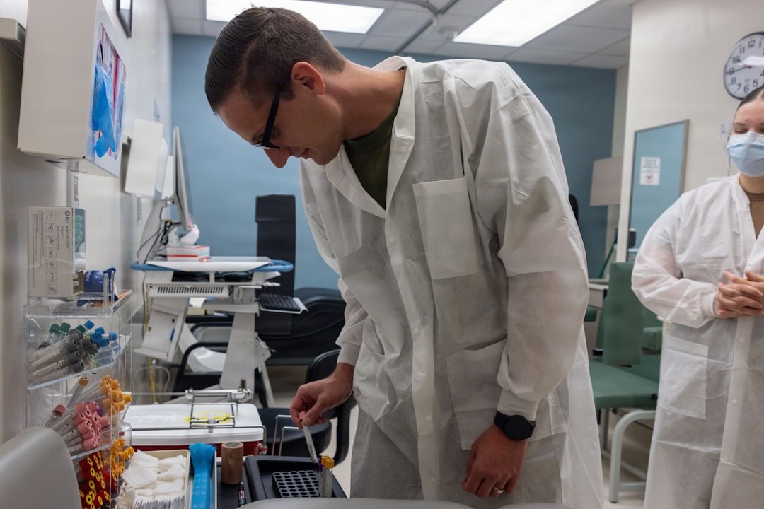 Vladimir Zworykin in laboratory