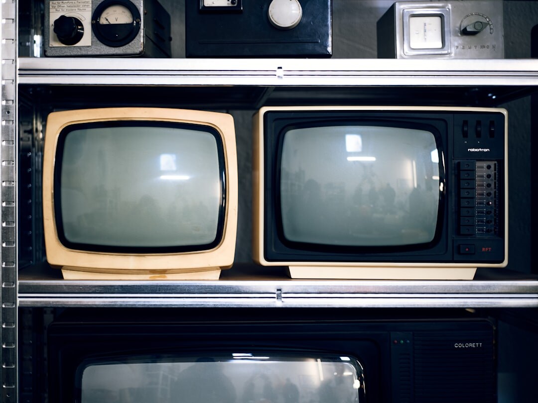 vintage television set