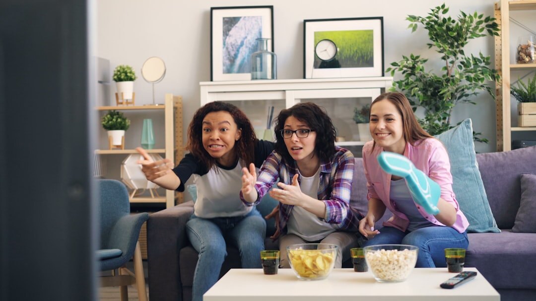 people watching tv together